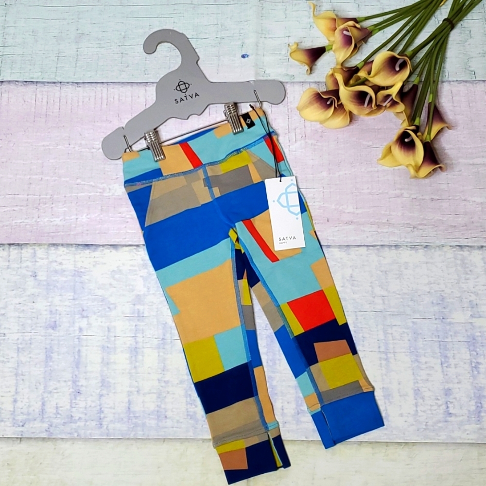 NWT Kid's Satva Organic Activewear Leggings